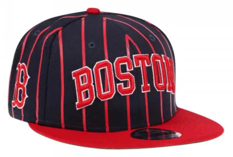Boston Red Sox Navy/Red City Arch New Era 9FIFTY Snapback Hat