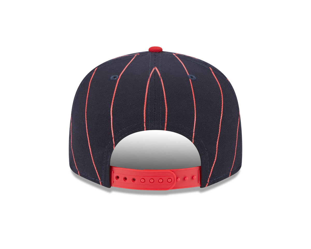 Boston Red Sox Navy/Red Vintage New Era 9FIFTY Snapback Hat