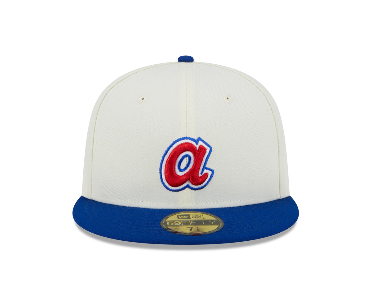 Atlanta Braves 2000 All Star Game Cream/Royal New Era Retro 59FIFTY Fitted Hat