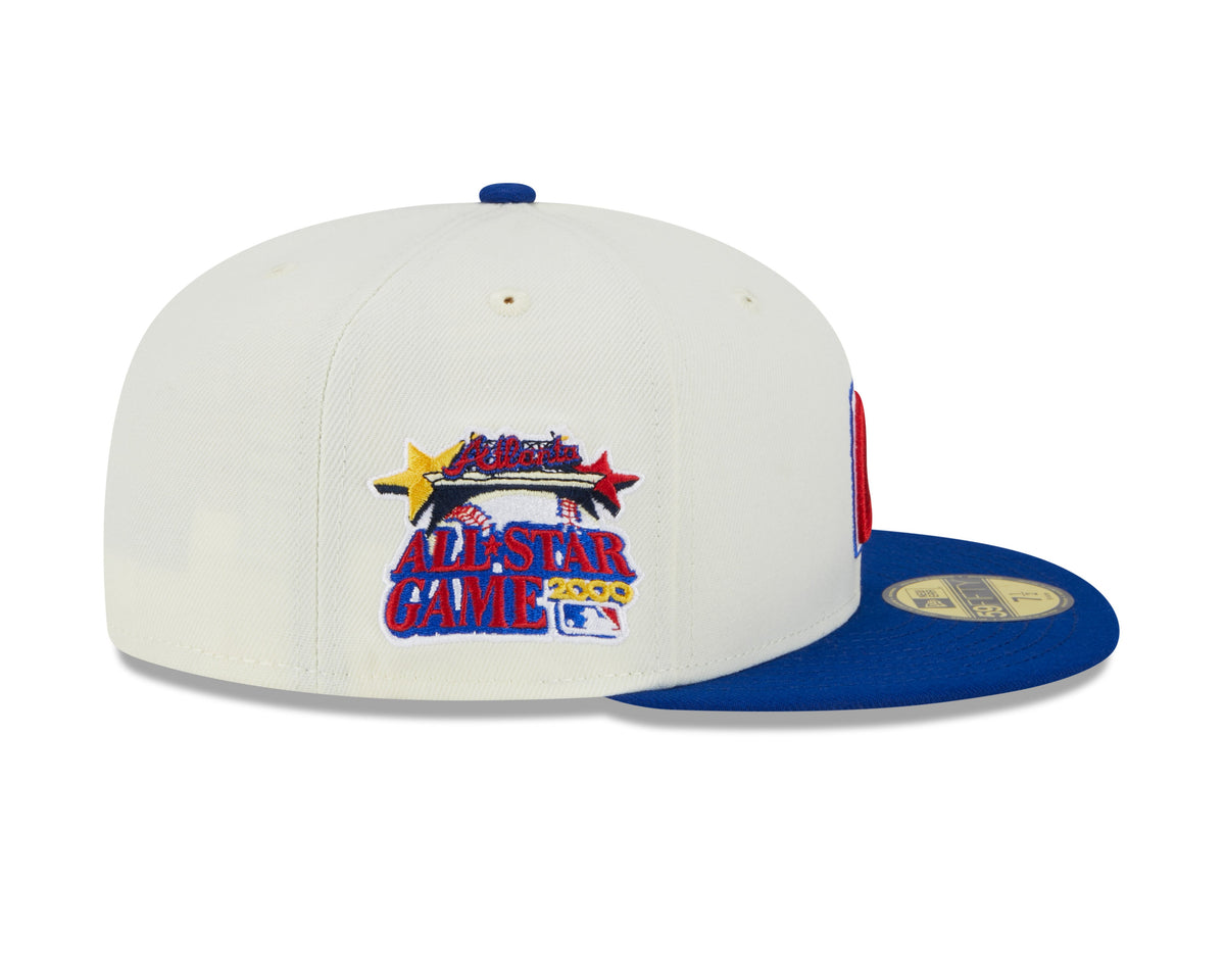 Atlanta Braves 2000 All Star Game Cream/Royal New Era Retro 59FIFTY Fitted Hat