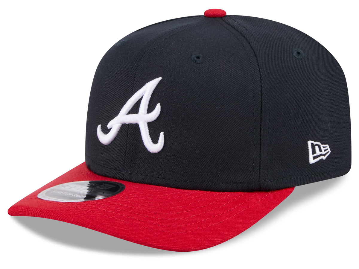Atlanta Braves New Era Navy/Red 9SEVENTY Adjustable Hat