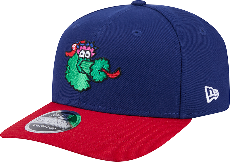 Philadelphia Phillies Blue/Red Phanatic New Era 9SEVENTY Stretch Snap Adjustable Hat