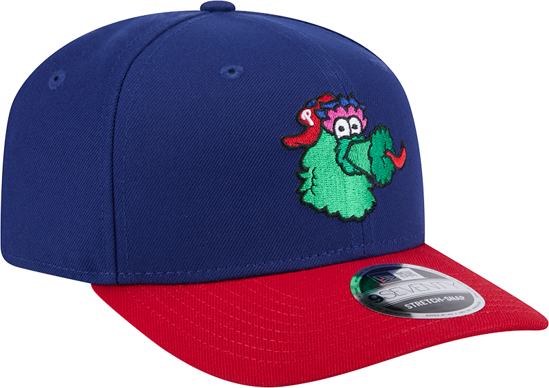 Philadelphia Phillies Blue/Red Phanatic New Era 9SEVENTY Stretch Snap Adjustable Hat