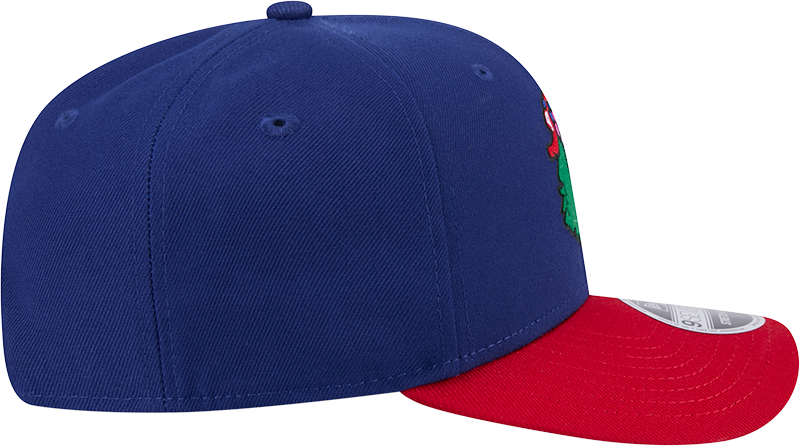 Philadelphia Phillies Blue/Red Phanatic New Era 9SEVENTY Stretch Snap Adjustable Hat