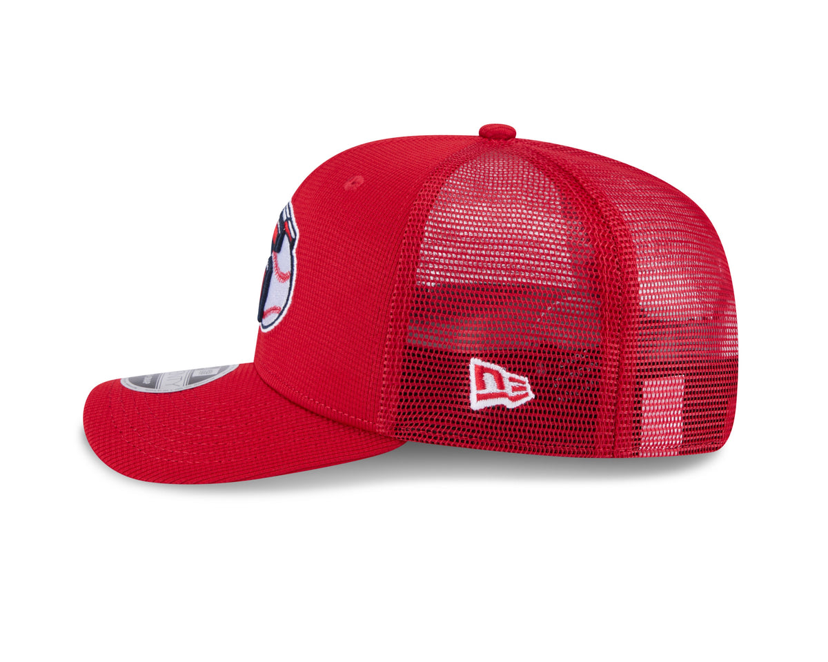 Cleveland Guardians New Era Red 2025 Spring Training 9SEVENTY Trucker Hat