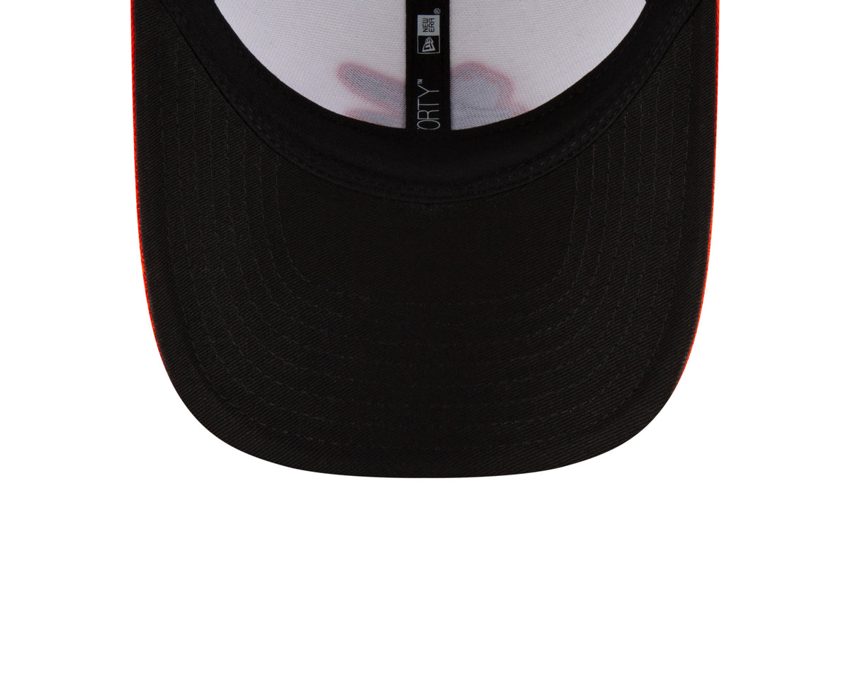 Gorra ajustable 9FORTY New Era Player Replica M-Crown de los Baltimore Orioles en blanco/naranja/negro