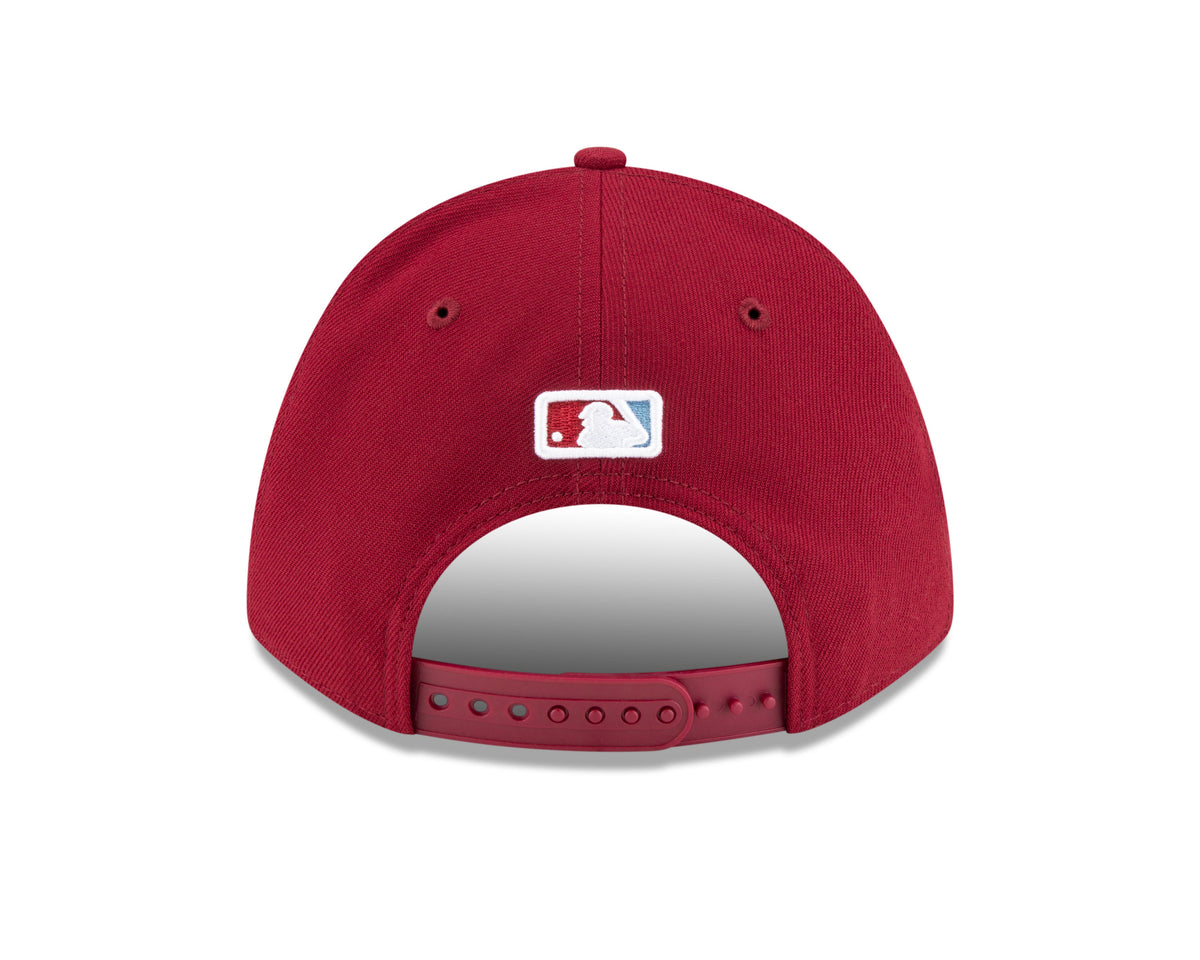 Philadelphia Phillies Crimson Alternate New Era Player Replica M-Crown 9FORTY Adjustable Hat