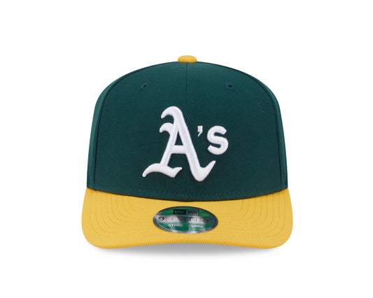 Gorra ajustable Stretch Snap New Era Player Replica 9SEVENTY Athletics Green