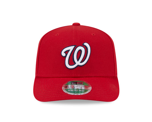 Washington Nationals Red New Era Player Replica 9SEVENTY Stretch Snap Adjustable Hat