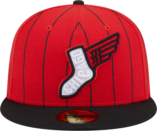 Chicago White Sox New Era 2025/26 City Connect 59FIFTY Fitted Hat - Red/Black