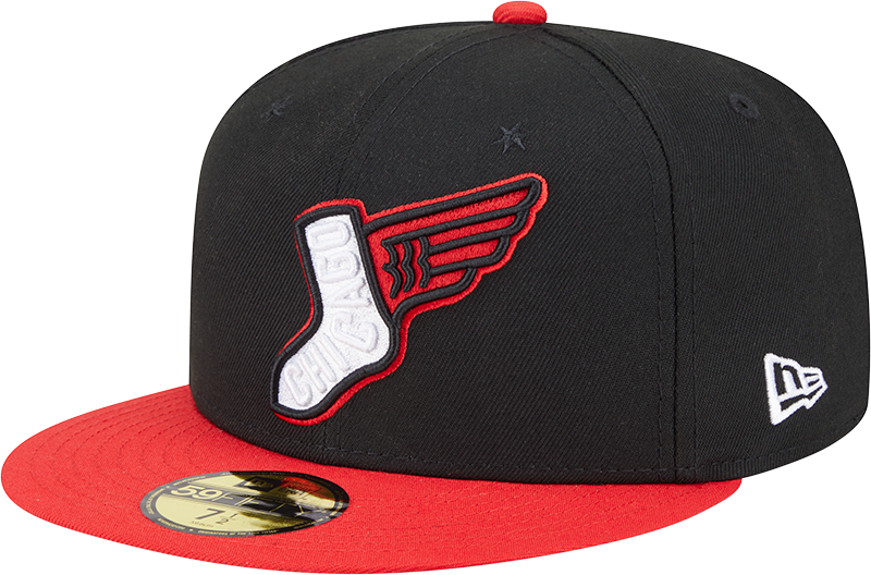 Chicago White Sox New Era 2025 City Connect Alternate 59FIFTY Fitted Hat - Black/Red