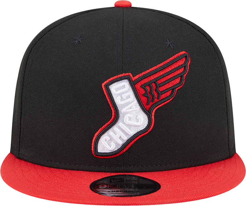 Chicago White Sox New Era 2025 City Connect Alternate 9FIFTY Snapback Hat - Red/Black