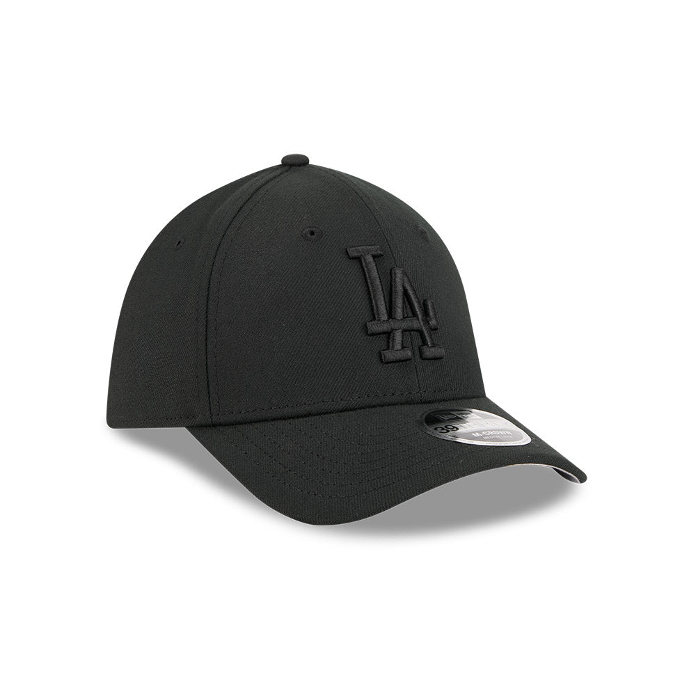 Los Angeles Dodgers M-Crown 39Thirty Tonal Black Flex Fit Hat