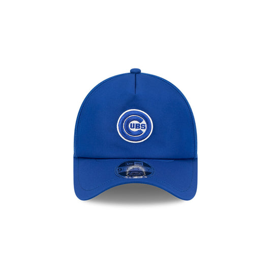 Gorra ajustable New Era 2026 de los Chicago Cubs Batting Practice 9Forty APEX con logotipo Bullseye, color azul real