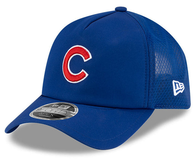Chicago Cubs New Era 2026 Batting Practice 9Forty APEX "C" Logo Snap Adjustable Hat-Royal