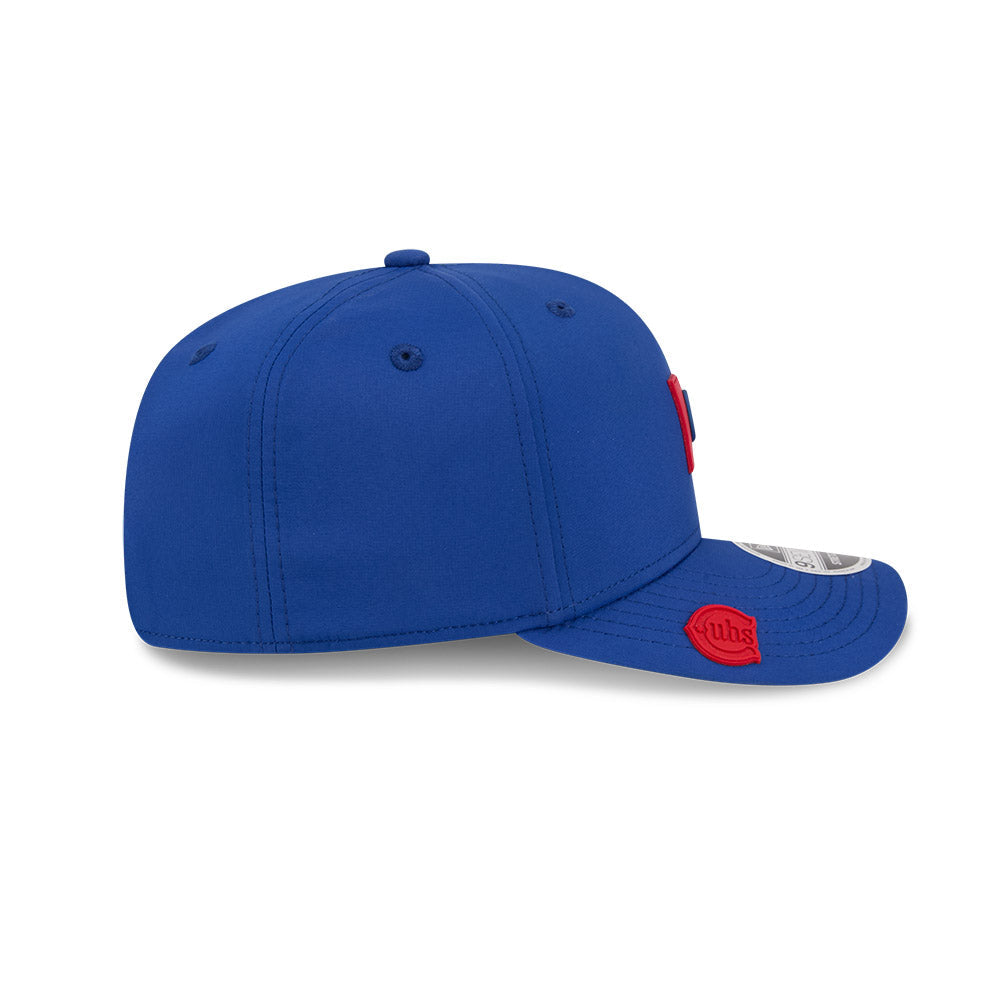 Gorra ajustable Stretch Snap New Era 2026 Clubhouse 9SEVENTY de los Chicago Cubs - Azul real