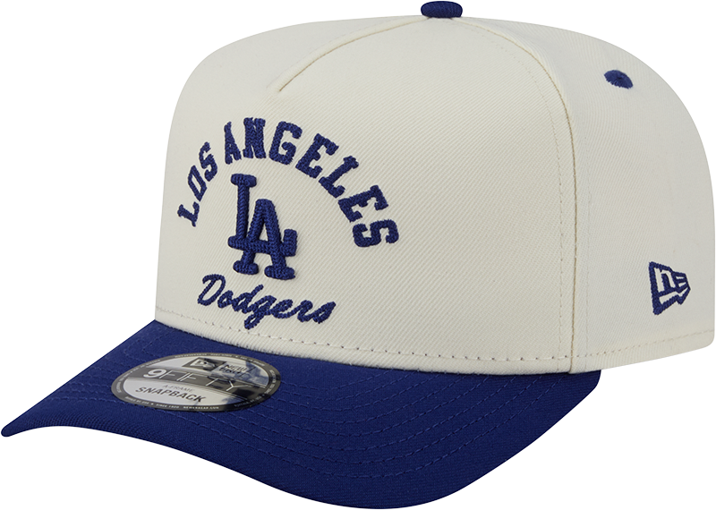 Los Angeles Dodgers New Era Arched Ivory A-Frame 9FIFTY Snapback Hat