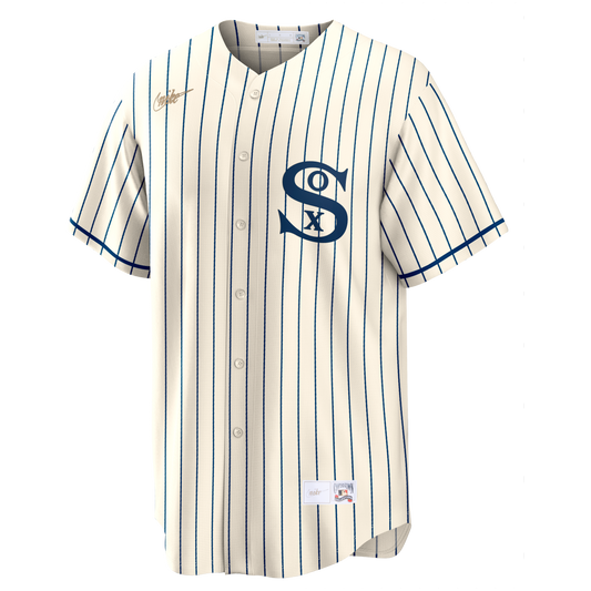 Camiseta réplica lisa color crema de la colección Cooperstown Field of Dreams de los Chicago White Sox para hombre de NIKE