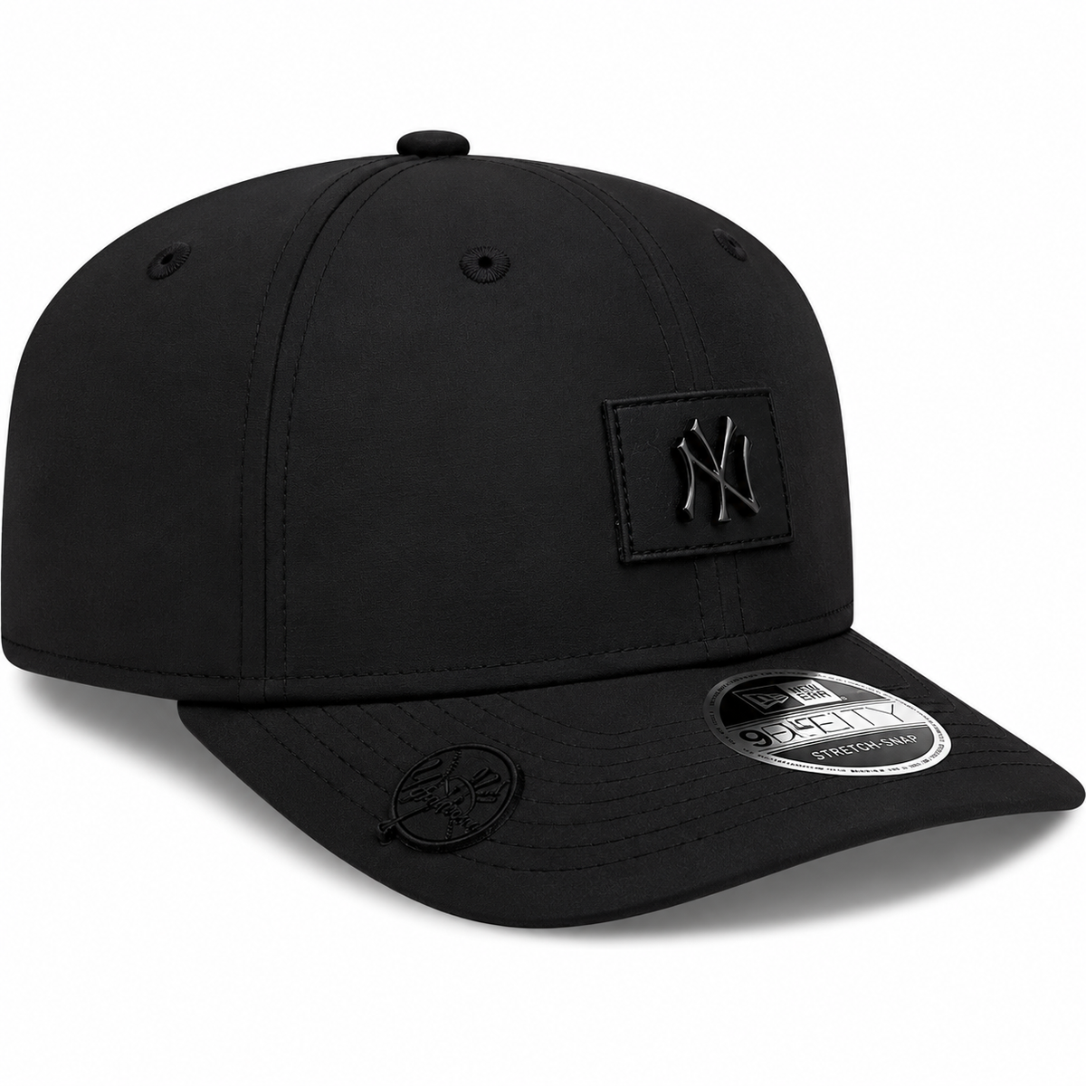 New York Yankees New Era 2026 Clubhouse 9SEVENTY Stretch Snap Adjustable Hat-Black Tonal