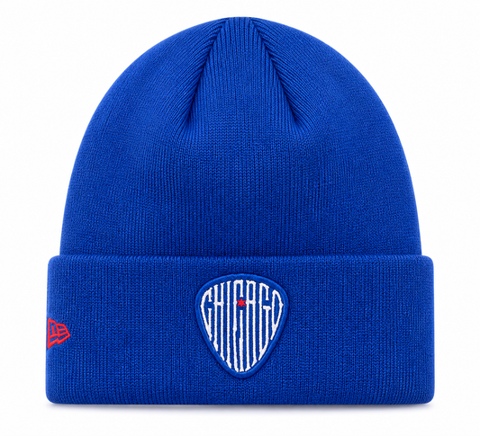 Gorro de punto con vueltas New Era Royal 2nd Alternate de los Chicago Cubs