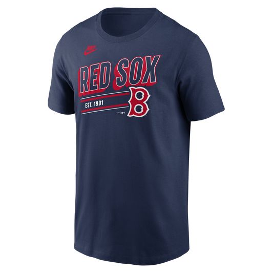Men's Boston Red Sox Nike Navy Cooperstown Retro T-Shirt
