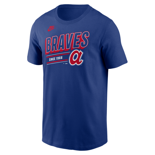 Men's Atlanta Braves Nike Royal Blue Cooperstown Retro T-Shirt
