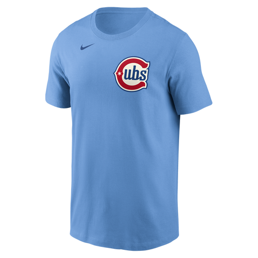 Men's Pete Crow-Armstrong Chicago Cubs Nike Valor Blue 2nd Alternate Name and Number T-Shirt