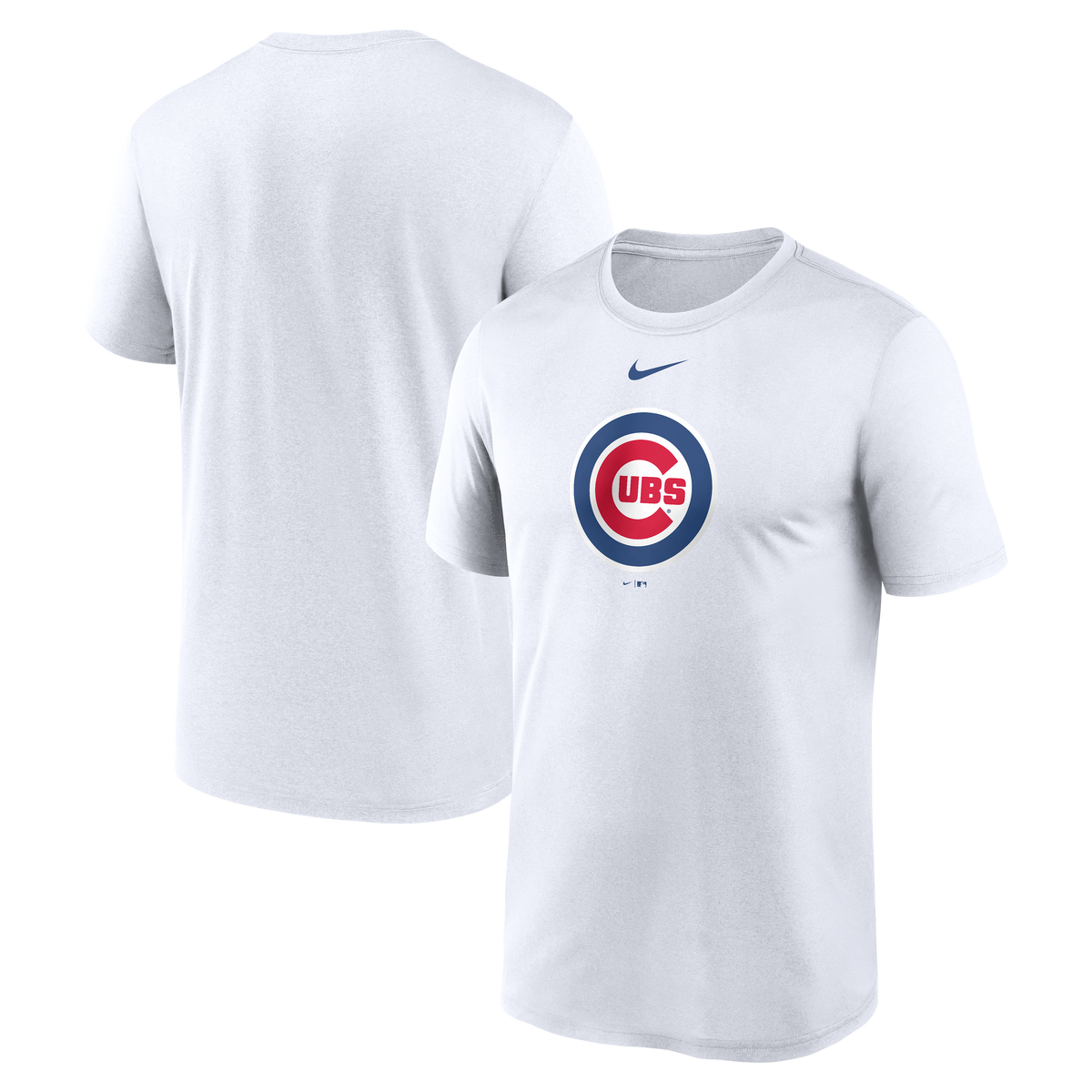 Camiseta Nike blanca para hombre de los Chicago Cubs con logo grande