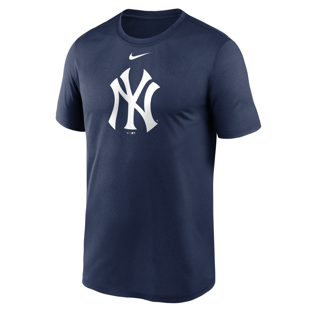 Camiseta Nike Dri-Fit de los New York Yankees para hombre, azul marino, con logotipo grande