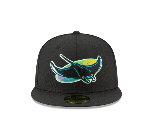 Men's Tampa Bay Devil Rays 1998 Cooperstown Collection Black 59Fifty Fitted Hat