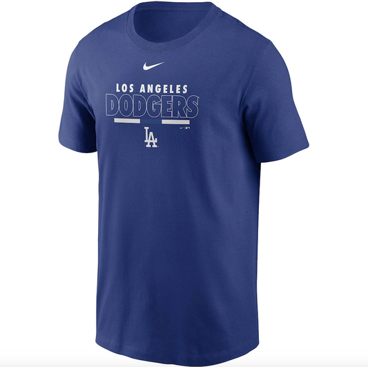 Camiseta Nike Royal Color Bar de los Angeles Dodgers para hombre