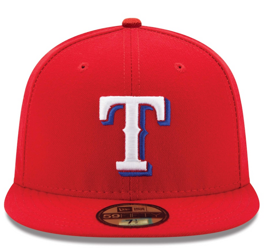 Men's Texas Rangers New Era Red Alternate Authentic Collection On-Field 59FIFTY Fitted Hat