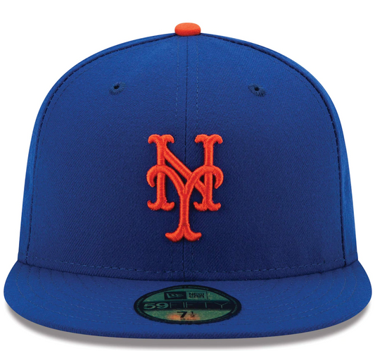Gorra ajustada 59FIFTY On Field de la Authentic Collection de New Era de los New York Mets para hombre