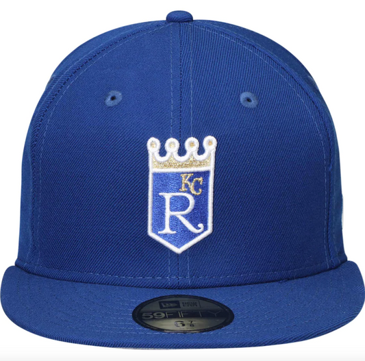 Men's Kansas City Royals New Era Royal Cooperstown Collection Wool 59FIFTY Fitted Hat