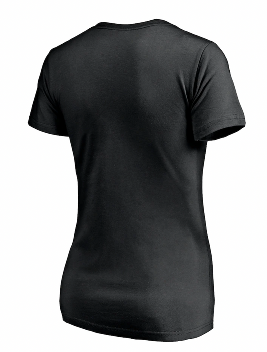 Camiseta negra de cuello en V para mujer Fanatics Branded de los Chicago White Sox, edición 2021, campeones de la División Central de la Liga Americana, versión Locker Room