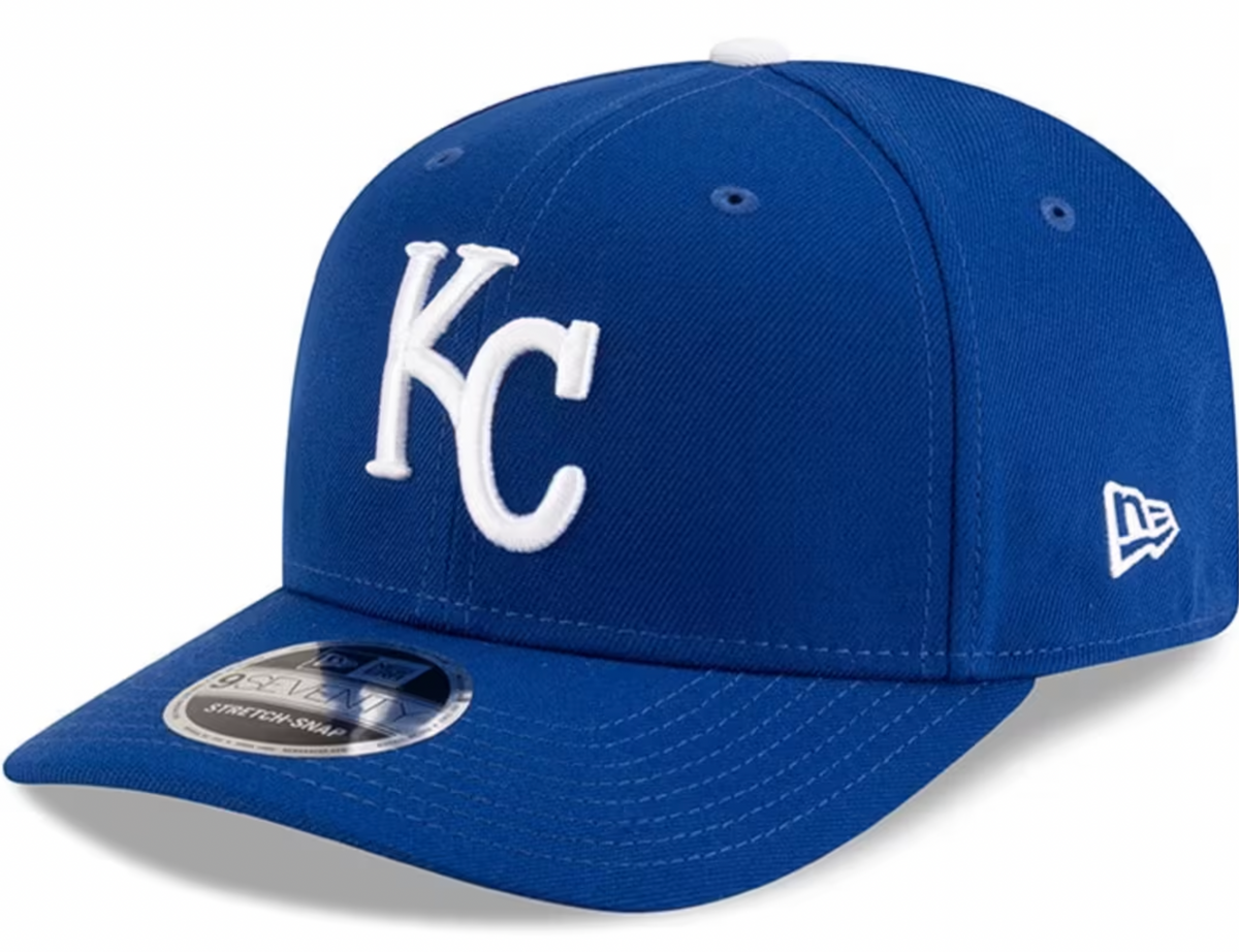 Kansas City Royals Blue New Era Player Replica 9SEVENTY Stretch Snap Adjustable Hat