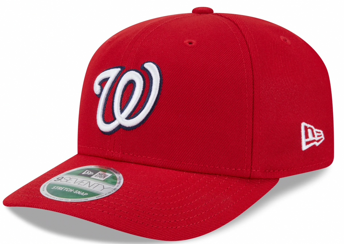 Washington Nationals Red New Era Player Replica 9SEVENTY Stretch Snap Adjustable Hat