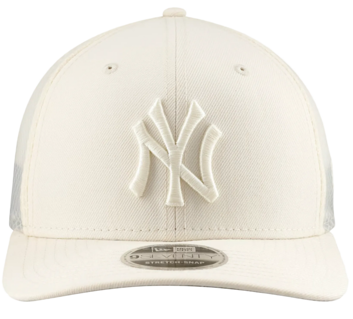 Men's New York Yankees New Era Light Beige Color Pack 9SEVENTY Trucker Adjustable Hat
