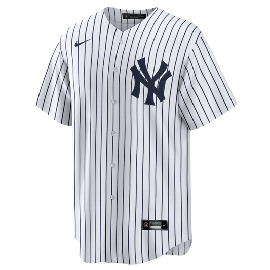 Men's Aaron Judge New York Yankees Nike Home White Replica Jersey With Name