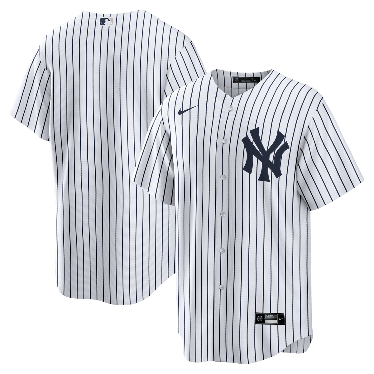 Men's New York Yankees Nike White Home Replica Blank Team Jersey