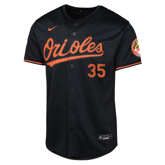 Camiseta réplica limitada alternativa negra NIKE de Adley Rutschman para jóvenes