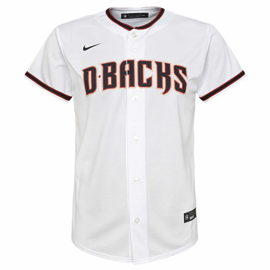 Camiseta réplica infantil Nike Arizona Diamondbacks de local blanca