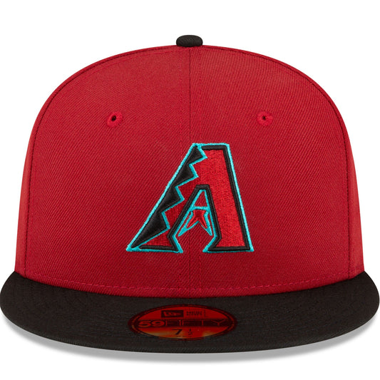Men's Arizona Diamondbacks New Era Red/Black Home Authentic Collection On-Field 59FIFTY Fitted Hat