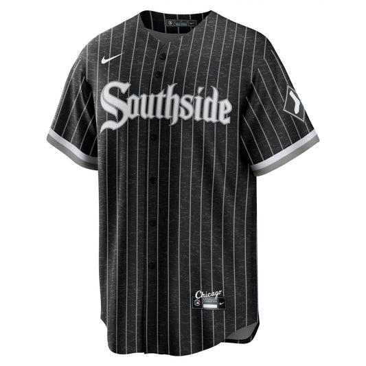 Men's Chicago White Sox Nike Black Southside City Connect Replica Jersey