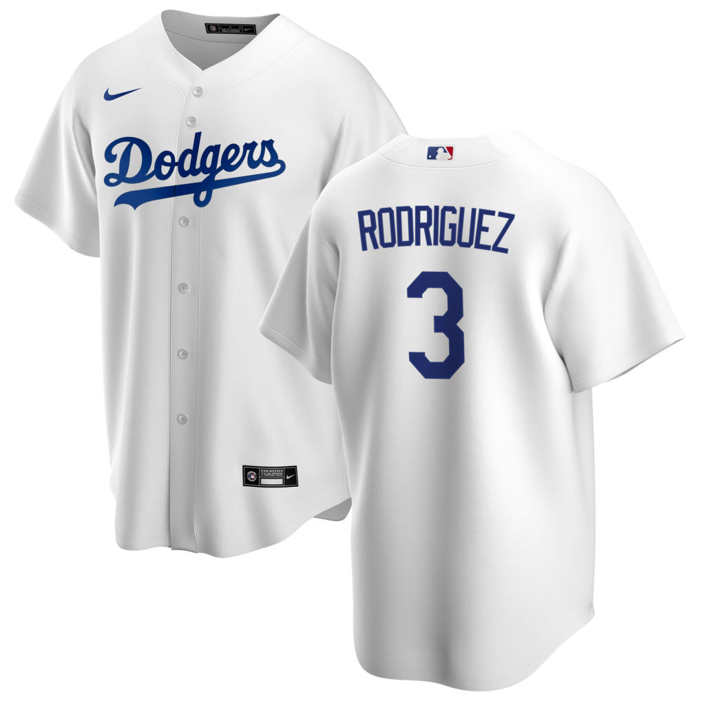 Men's Benny "The Jet" Rodriguez Los Angeles Dodgers Nike White Home Replica Team Jersey