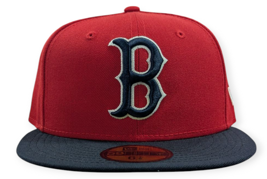 Gorra ajustada 59FIFTY New Era Classics de los Boston Red Sox, colección Cooperstown 1975, bicolour escarlata/rojo