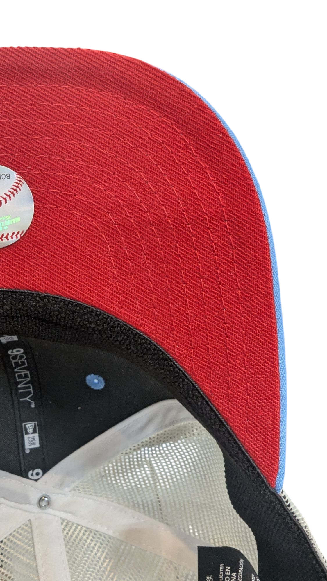 Chicago Cubs New Era Sky Blue/Red Alternate 2 9SEVENTY Trucker Hat