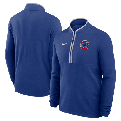 Men's Chicago Cubs Nike Royal Victory Half Zip Pullover