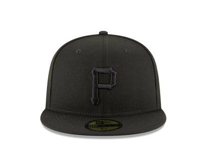 Men's Pittsburgh Pirates New Era Black Tonal 59FIFTY Fitted Hat