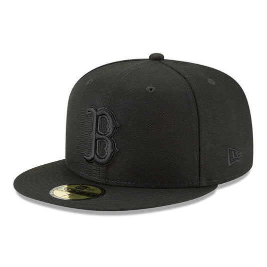 Boston Red Sox Black Tonal 59FIFTY Fitted Hat